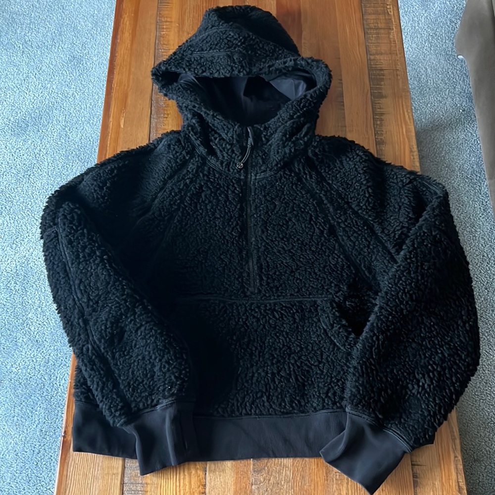Lululemon Scuba Half Zip Black Fleece XS/S
